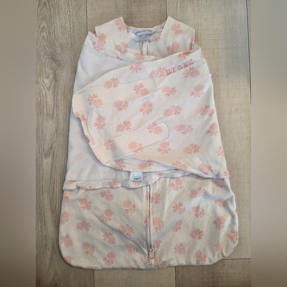 Halo Pink Floral SleepSack Swaddle